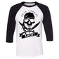 Ahoy Skull Raglan Baseball Shirt